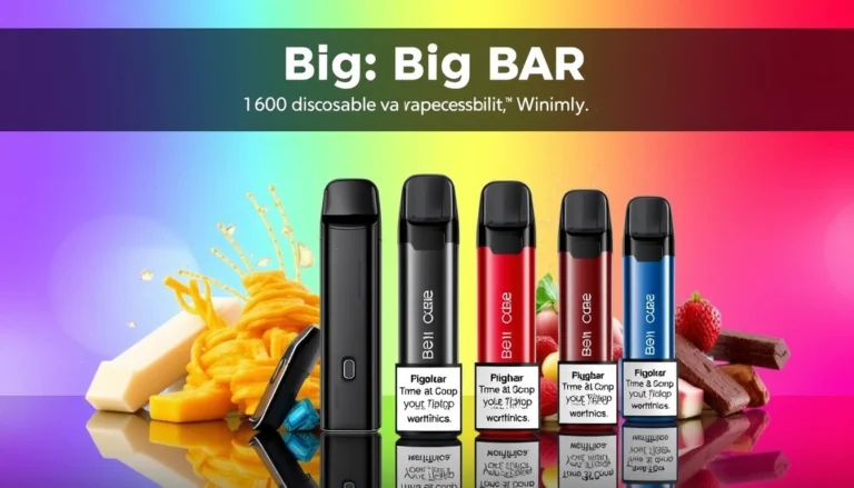 Explore the Feoba Big Bar 6000: Your Ultimate 6000 Puffs Vape Experience